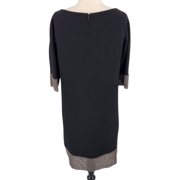 Vintage 49 AV by Junko Shimada Black Sheath Dress W/ Pockets Made in Japan - Picture 4 of 7